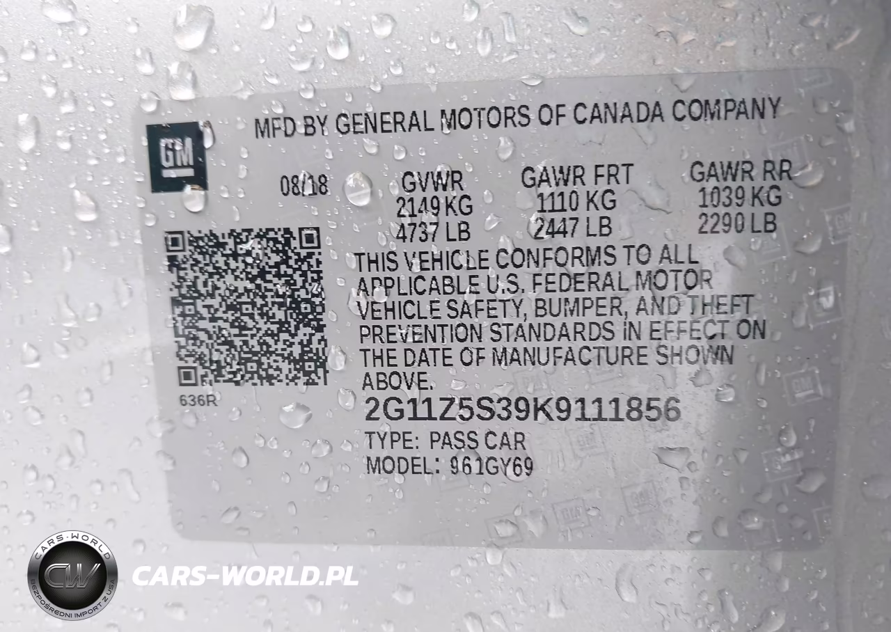 2019 Chevrolet Impala Lt VIN:2G11Z5S39K9111856 - 9
