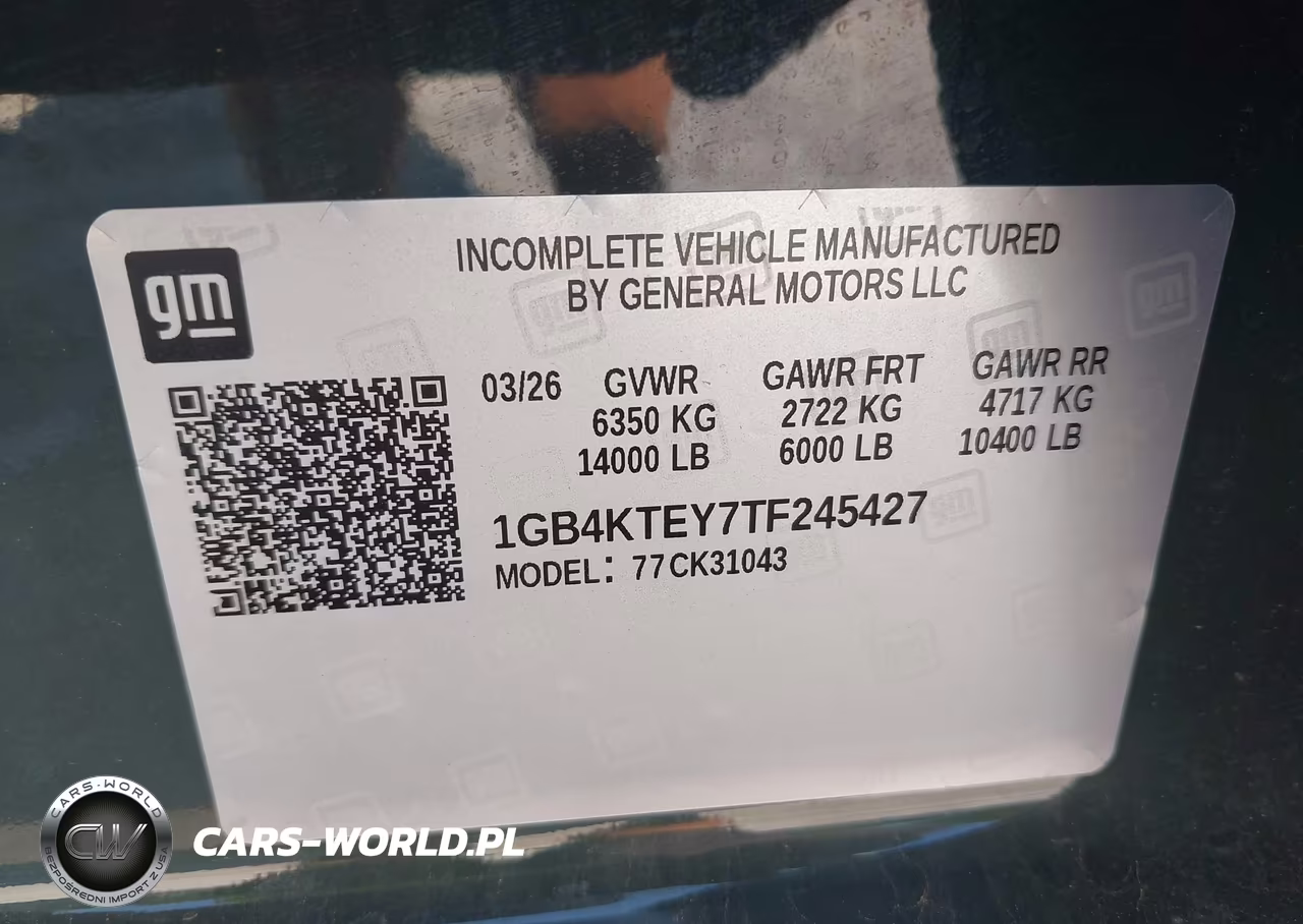 2026 Chevrolet Silverado 3500 Hd Chassis Lt VIN:1GB4KTEY7TF245427 - 8
