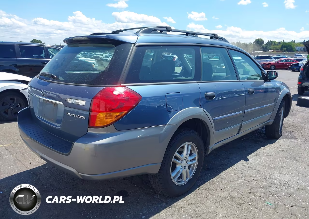 2006 Subaru Outback 2.5I VIN:4S4BP61C267336437 - 4