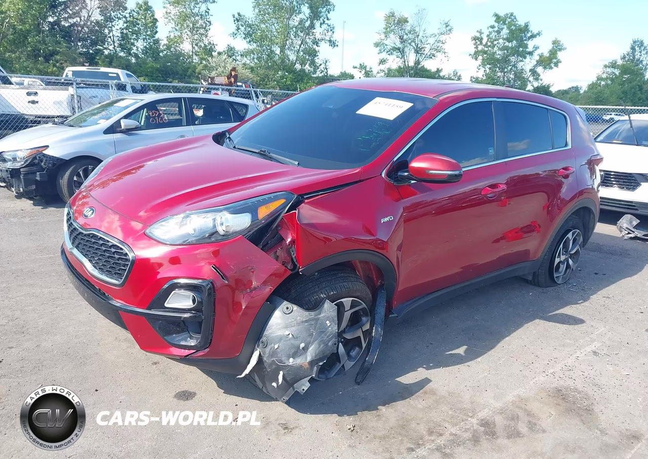 2021 Kia Sportage Lx VIN:KNDPMCAC2M7845460 - 2