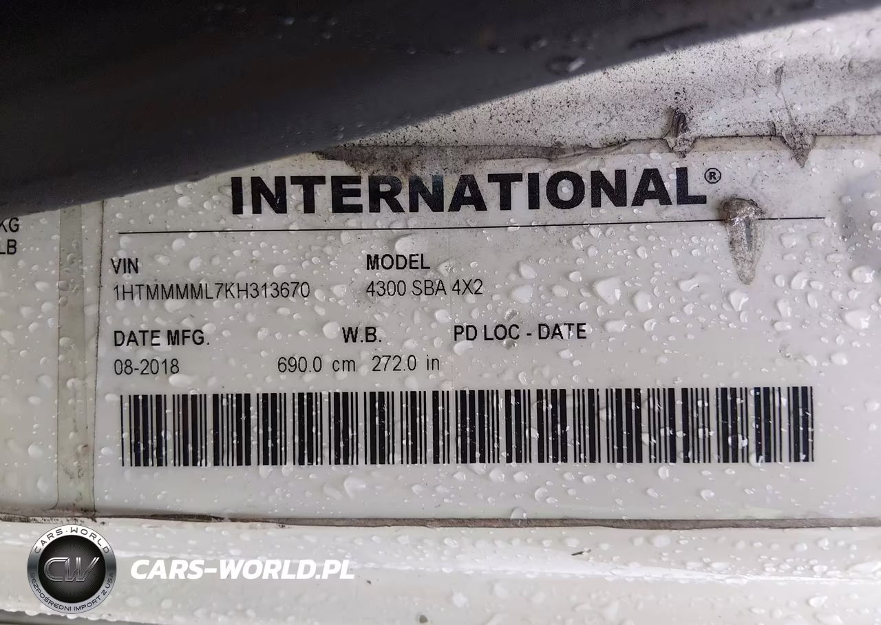 2019 International Durastar 4300 VIN:1HTMMMML7KH313670 - 8
