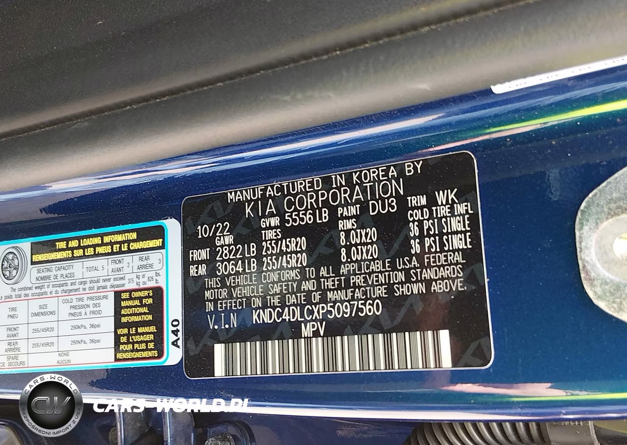 2023 Kia Ev6 Gt-Line VIN:KNDC4DLCXP5097560 - 9