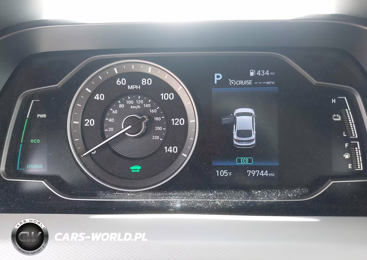 2020 Hyundai Ioniq Hybrid Blue VIN:KMHC65LC6LU235252 - 7