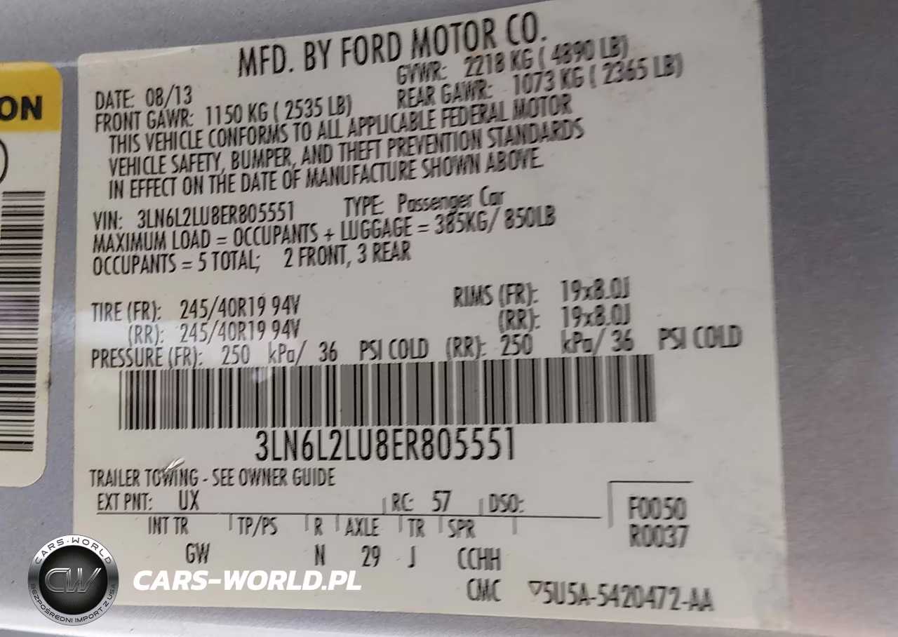 2014 Lincoln Mkz Hybrid VIN:3LN6L2LU8ER805551 - 9