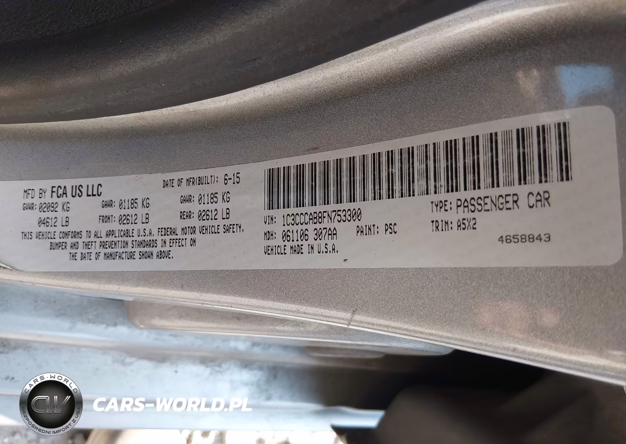 2015 Chrysler 200 Limited VIN:1C3CCCAB8FN753300 - 9