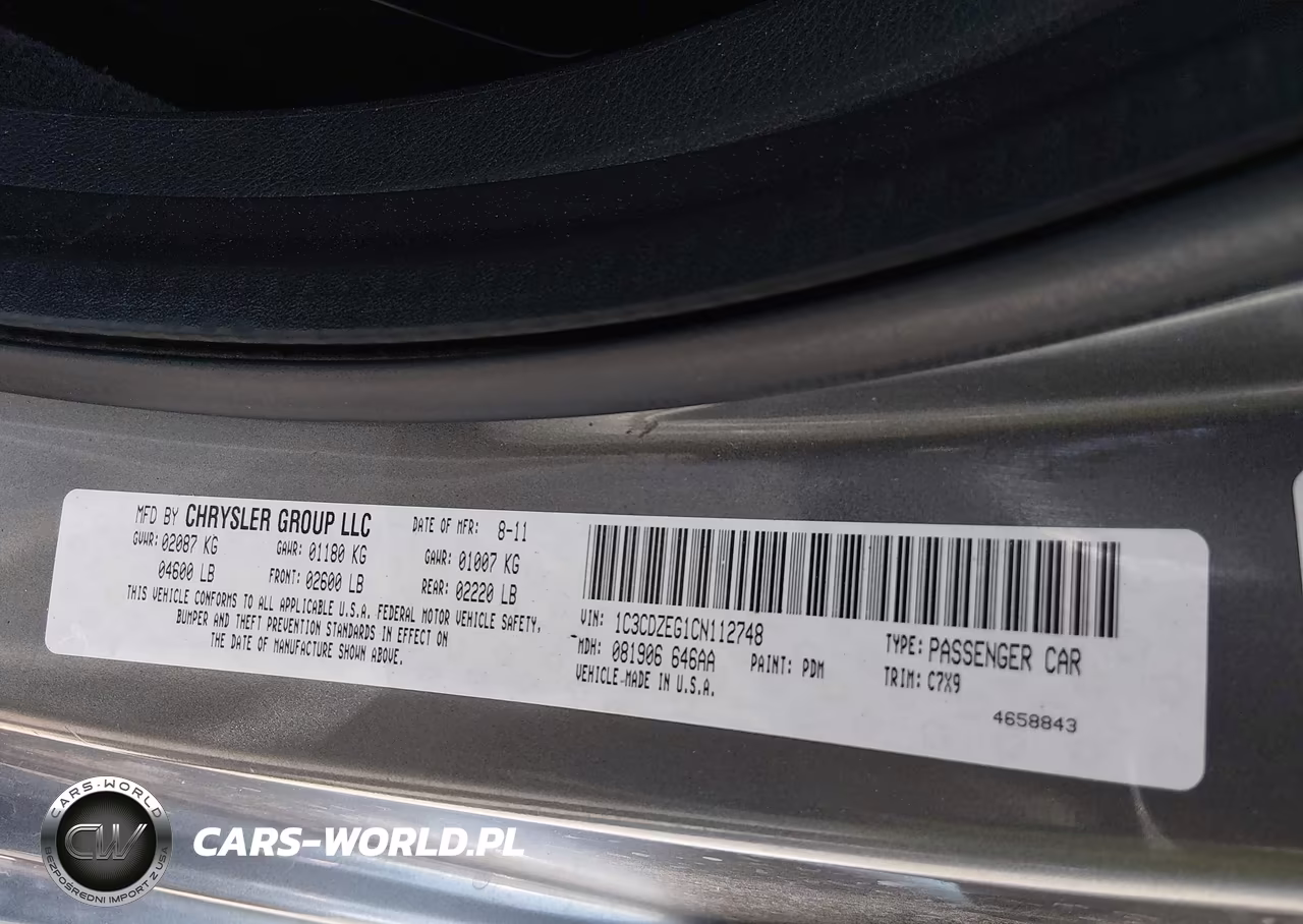 2012 Dodge Avenger Sxt Plus VIN:1C3CDZEG1CN112748 - 9