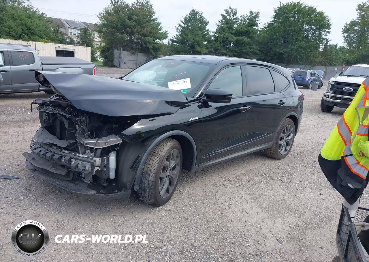 2022 Acura Mdx A-Spec Package VIN:5J8YE1H00NL016110 - 2