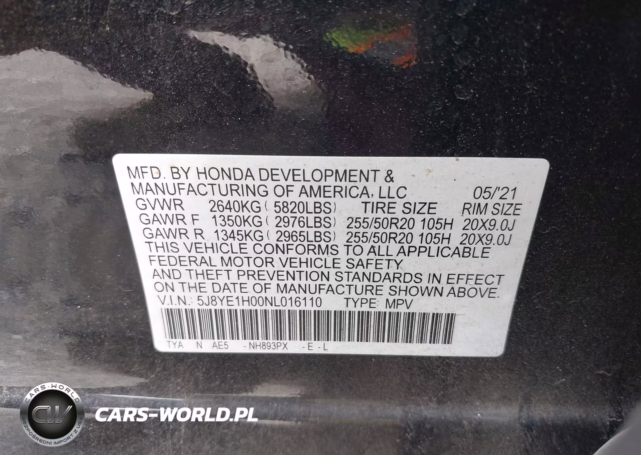 2022 Acura Mdx A-Spec Package VIN:5J8YE1H00NL016110 - 9