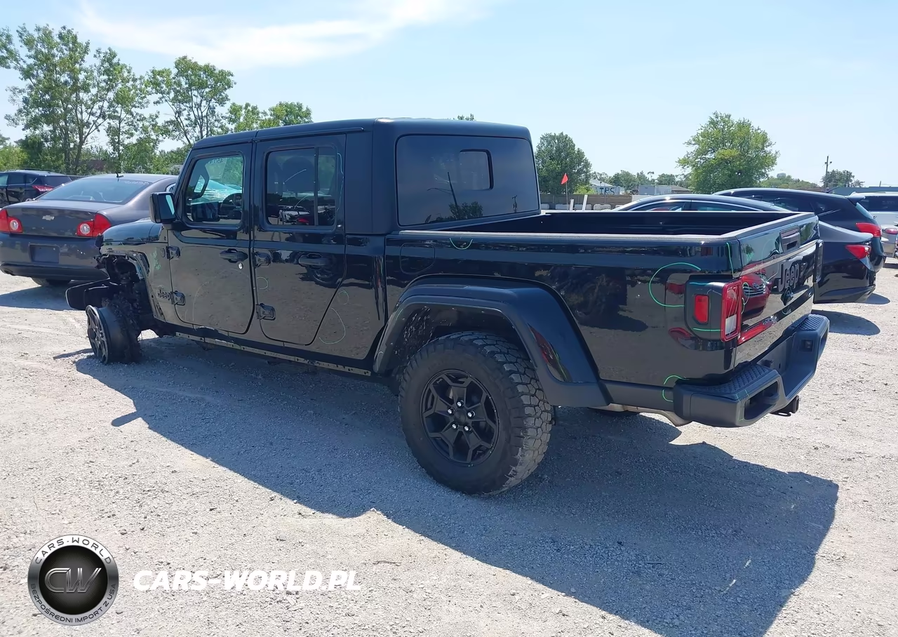 2022 Jeep Gladiator Sport S 4X4 VIN:1C6JJTAG9NL180431 - 3