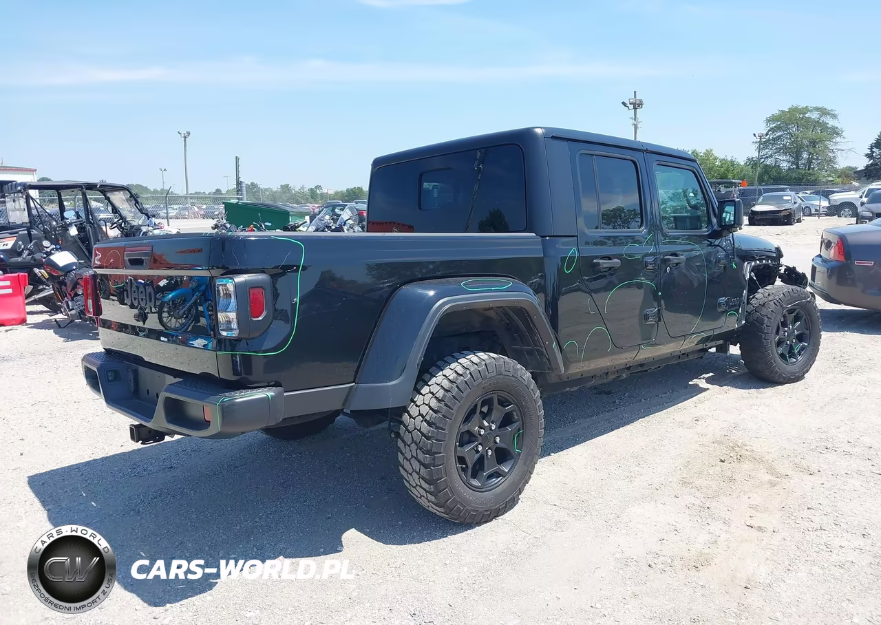 2022 Jeep Gladiator Sport S 4X4 VIN:1C6JJTAG9NL180431 - 4