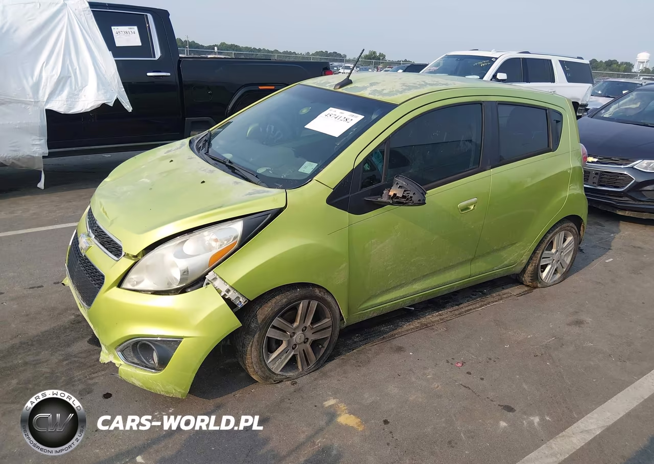 2013 Chevrolet Spark 1Lt Auto VIN:KL8CD6S93DC627823 - 2