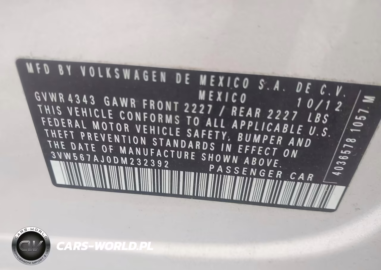 2013 Volkswagen Jetta Gli Autobahn VIN:3VW567AJ0DM232392 - 9