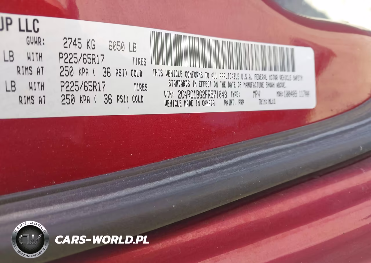 2015 Chrysler Town & Country Touring VIN:2C4RC1BG2FR571048 - 9