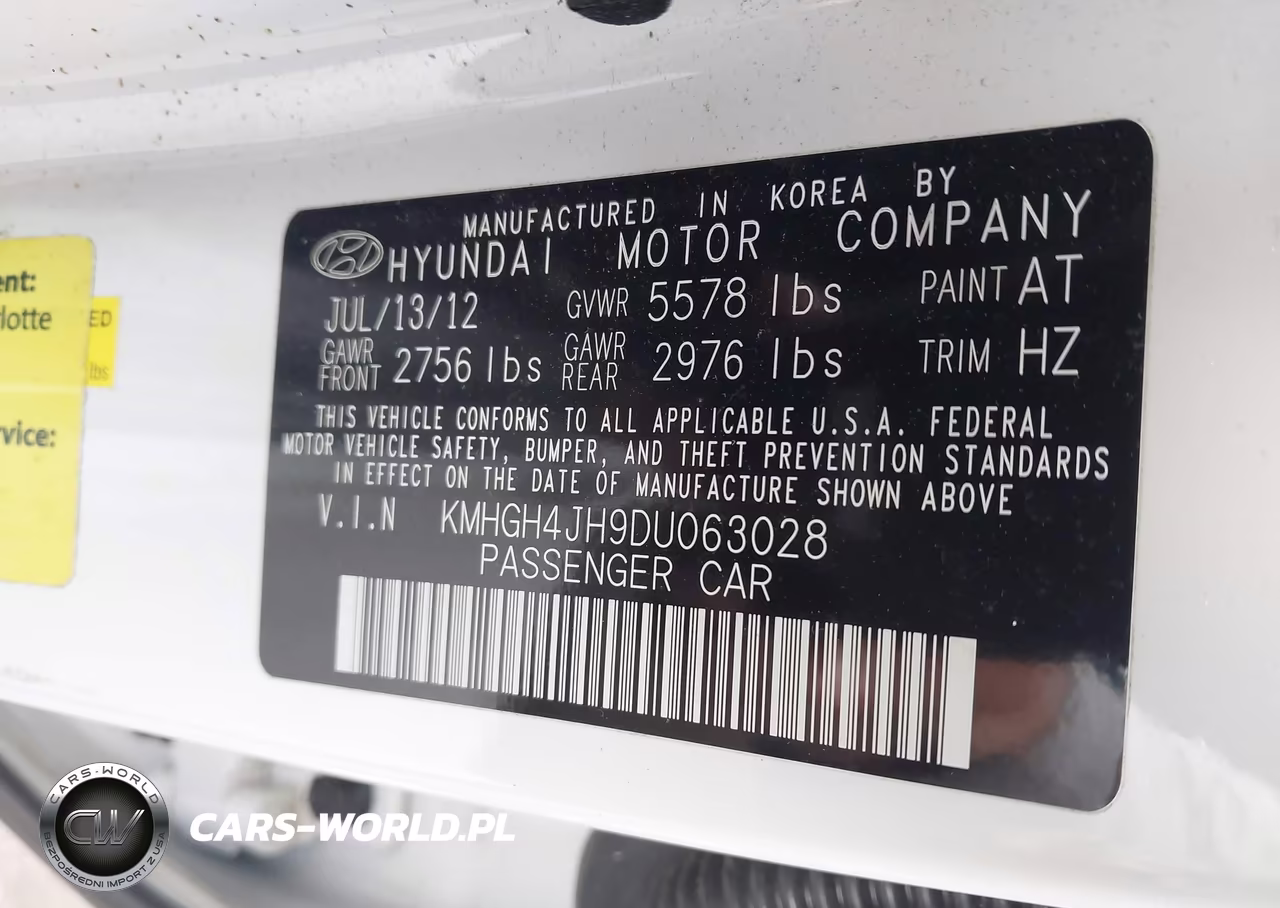 2013 Hyundai Equus Signature VIN:KMHGH4JH9DU063028 - 9
