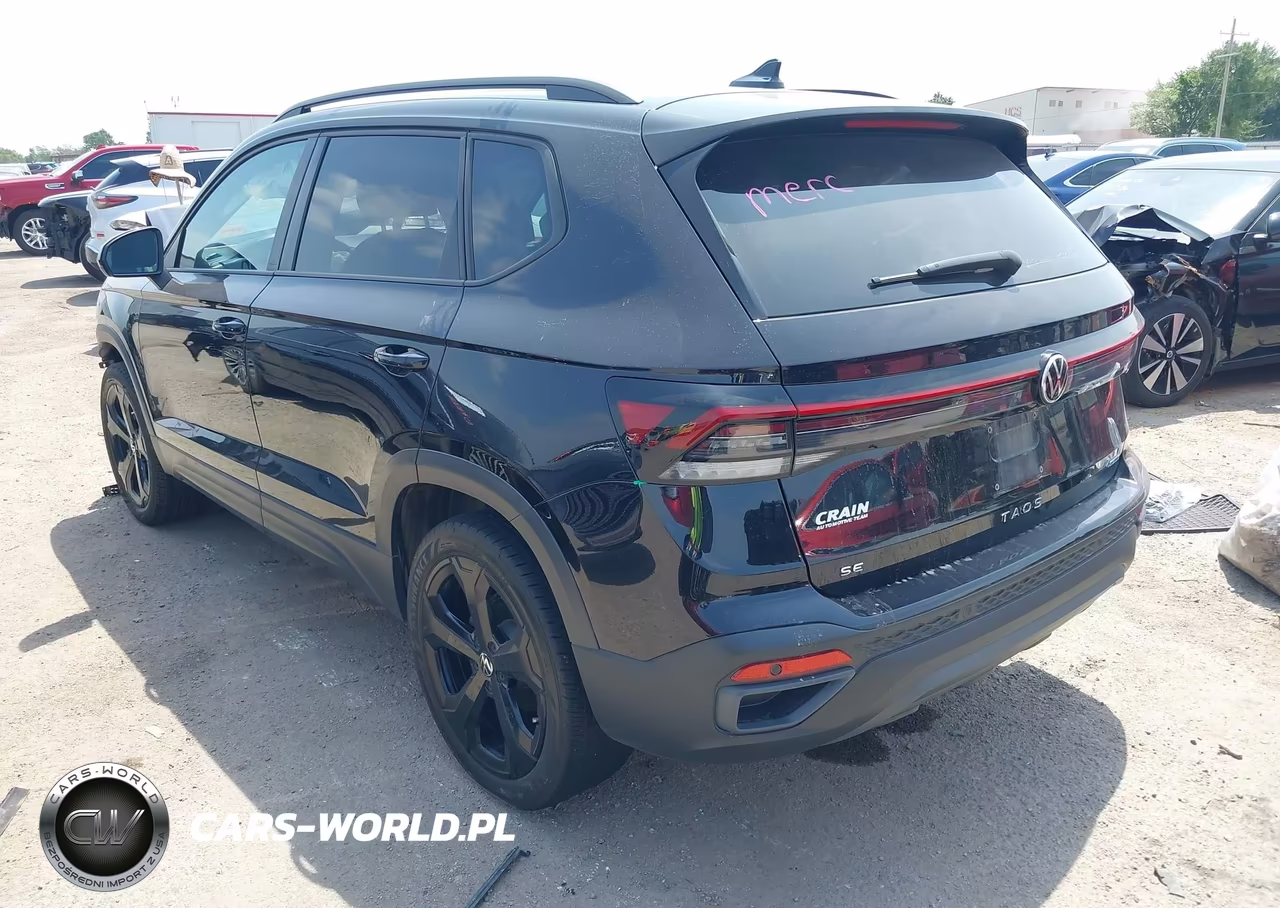 2025 Volkswagen Taos 1.5T Se Black VIN:3VV2C7B28SM038990 - 3