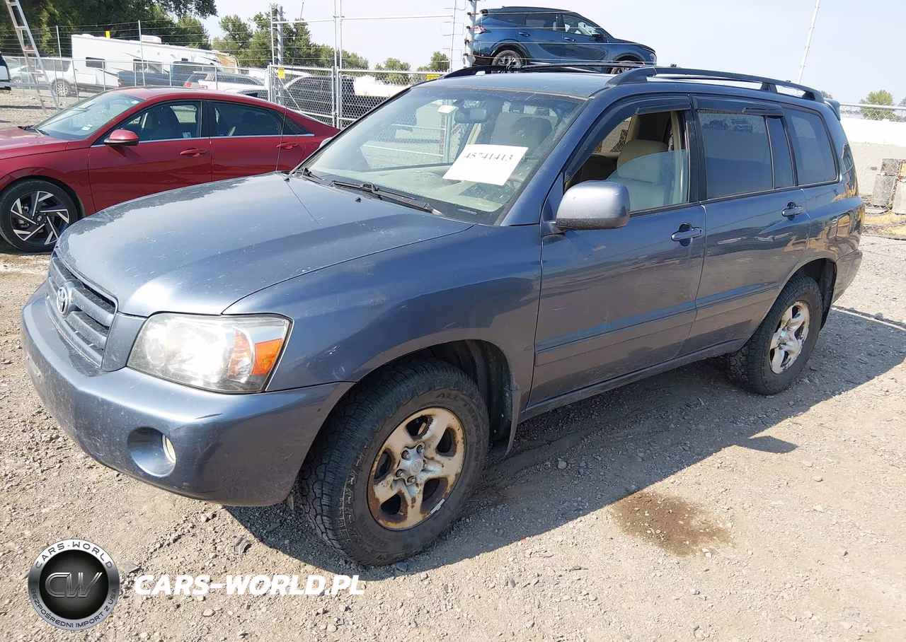 2007 Toyota Highlander VIN:JTEHD21A370046695 - 2