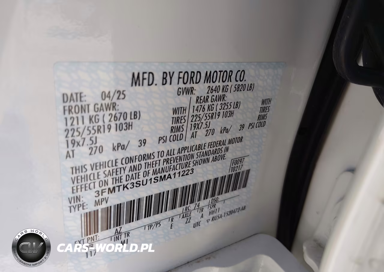 2025 Ford Mustang Mach-E Premium VIN:3FMTK3SU1SMA11223 - 9