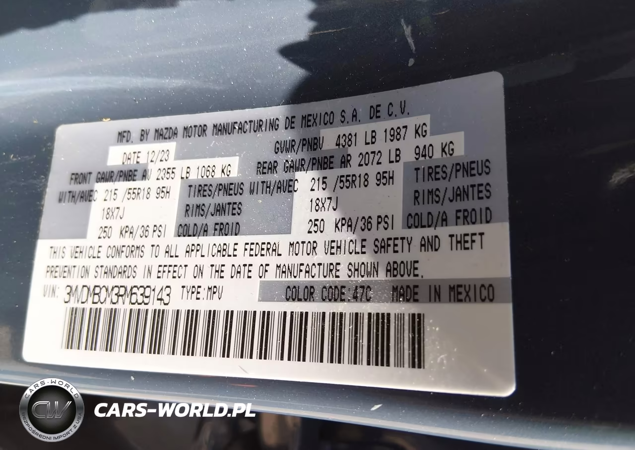 2024 Mazda Cx-30 2.5 S Carbon Edition VIN:3MVDMBCM3RM639143 - 9