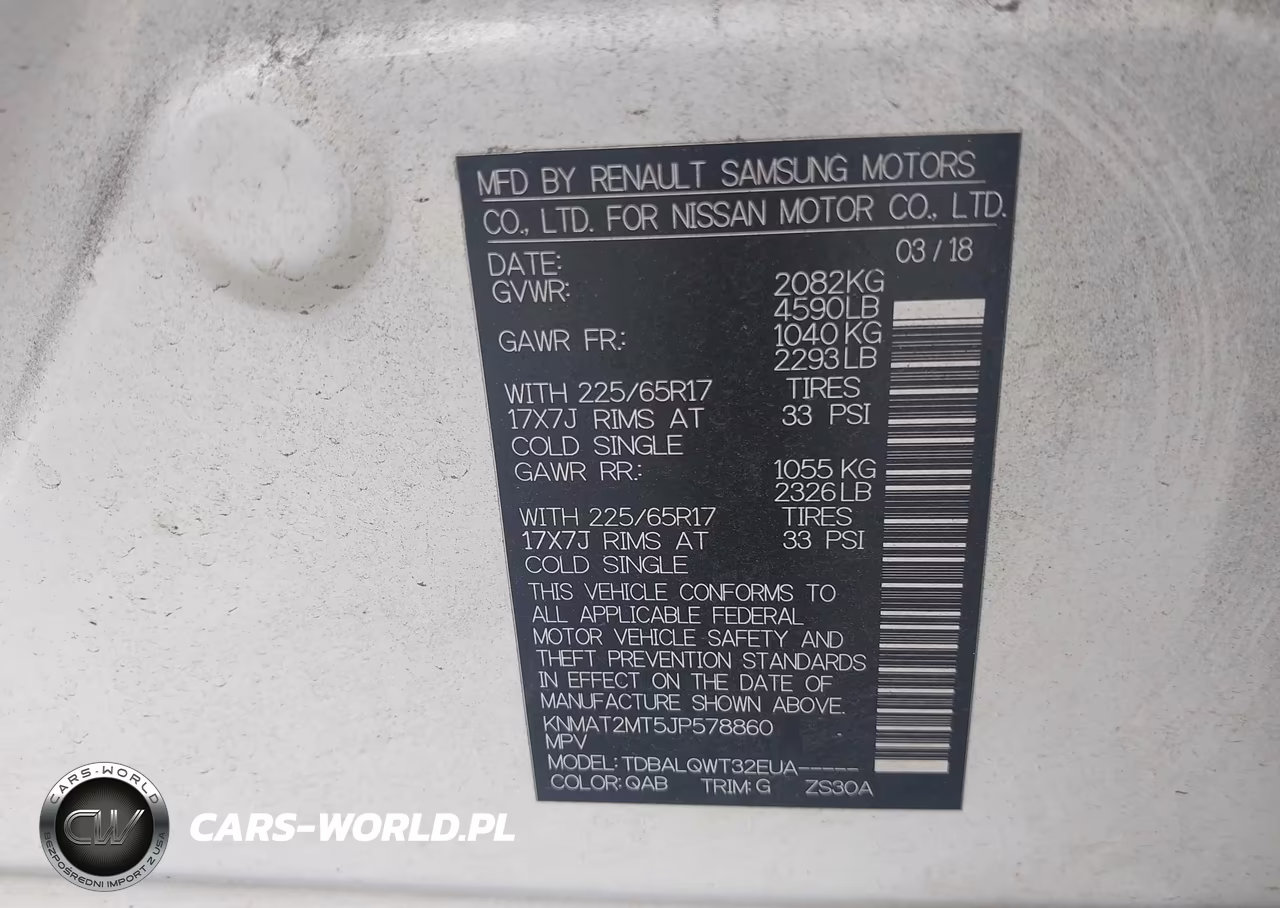 2018 Nissan Rogue Sv VIN:KNMAT2MT5JP578860 - 9