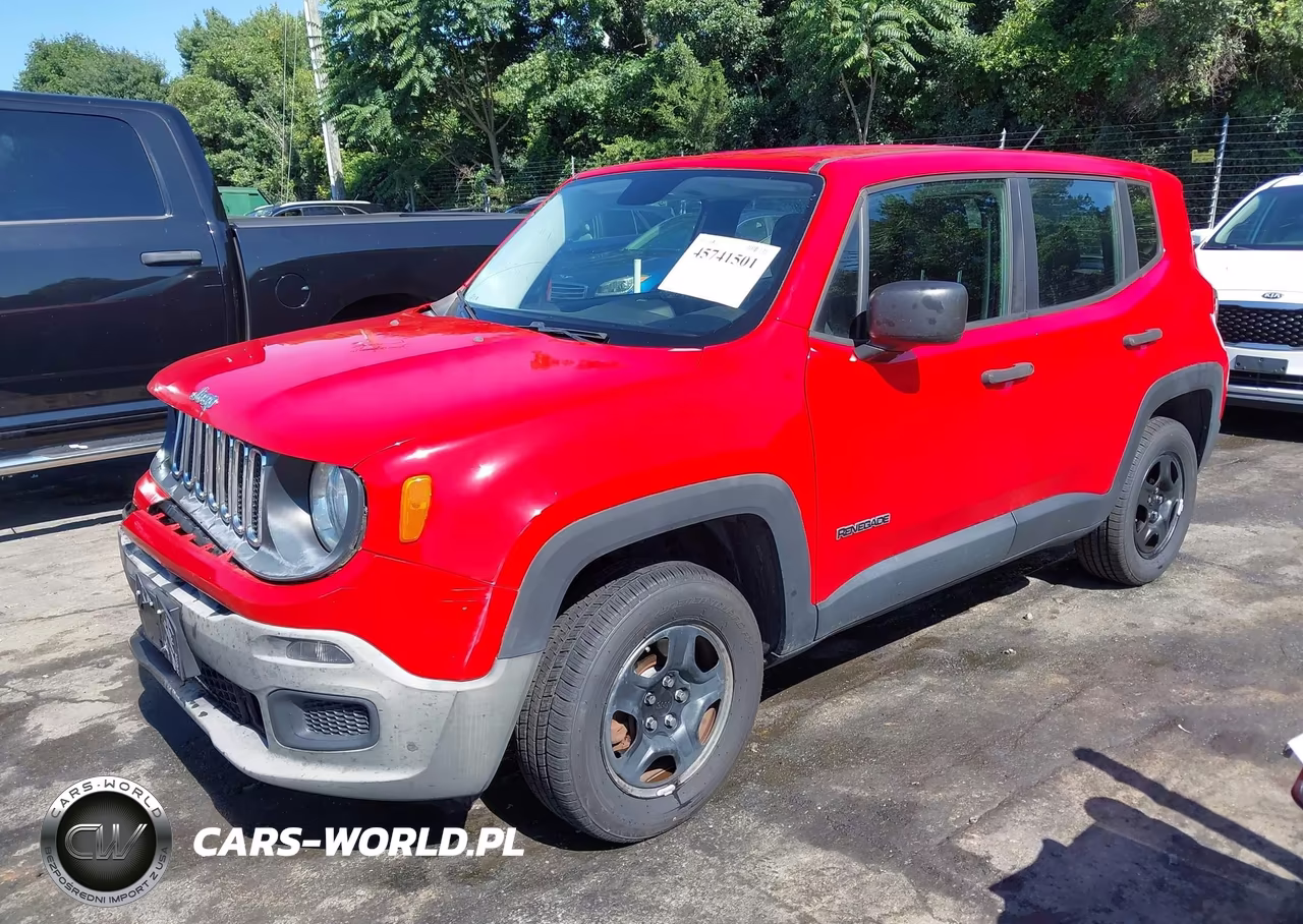 2017 Jeep Renegade Sport VIN:ZACCJBAB6HPF99580 - 2