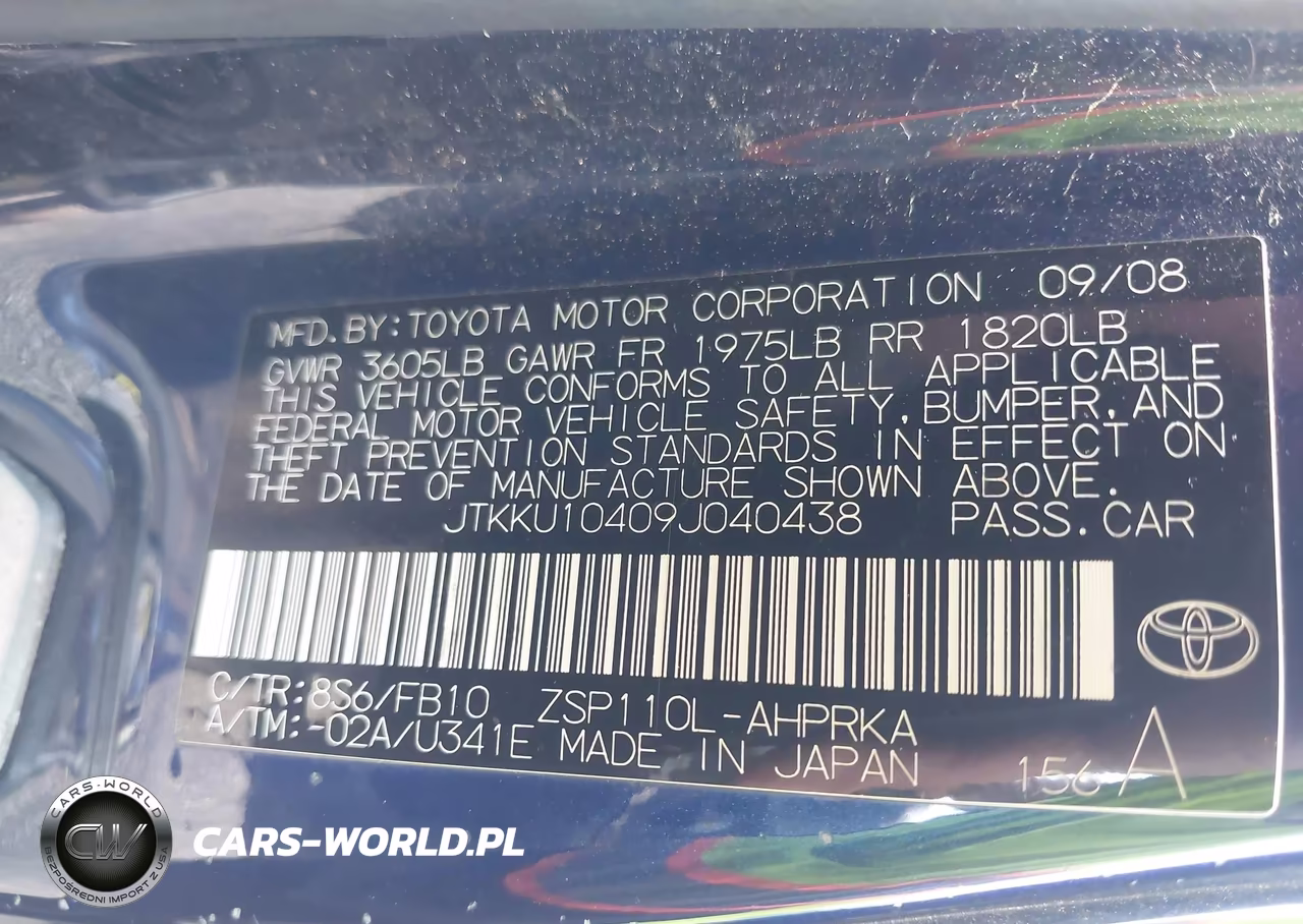 2009 Scion Xd VIN:JTKKU10409J040438 - 9