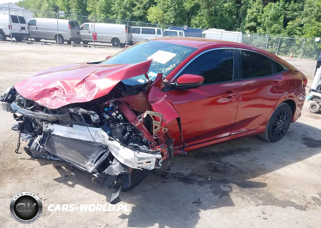 2021 Honda Civic Lx VIN:2HGFC2F62MH525587 - 2
