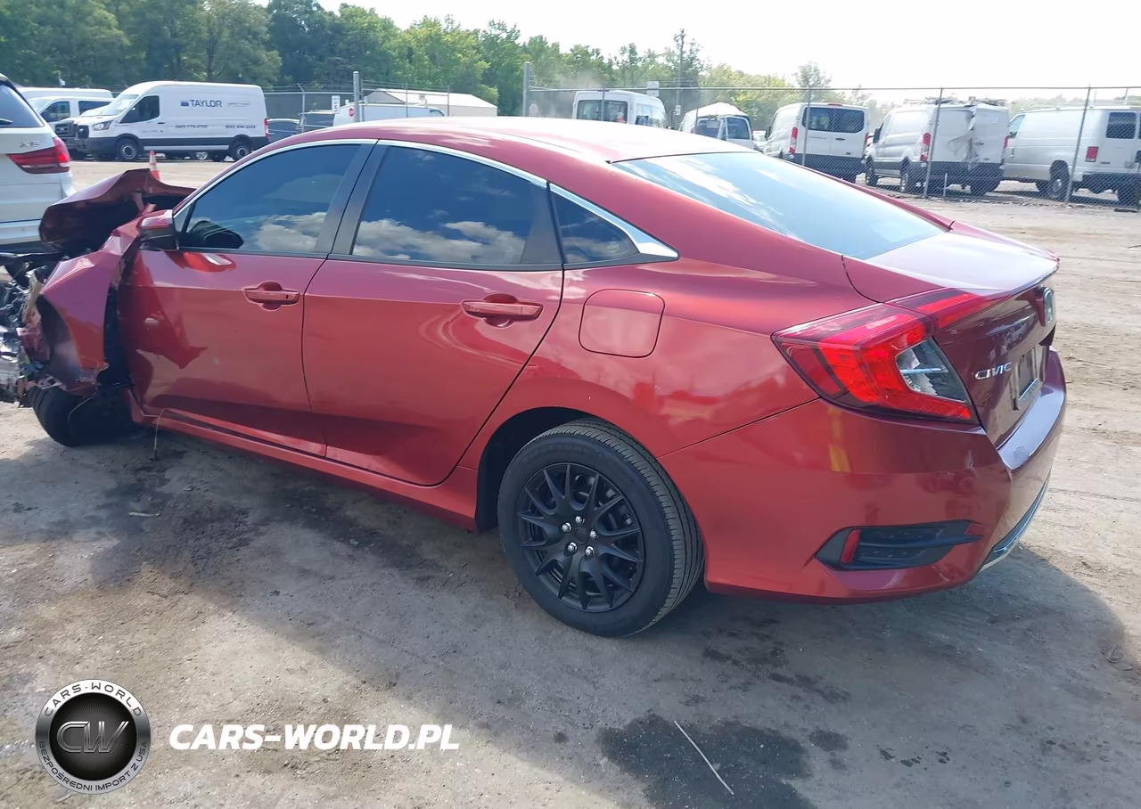 2021 Honda Civic Lx VIN:2HGFC2F62MH525587 - 3