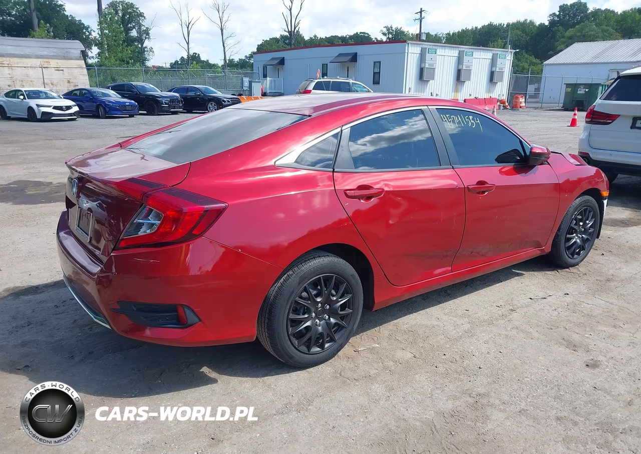 2021 Honda Civic Lx VIN:2HGFC2F62MH525587 - 4