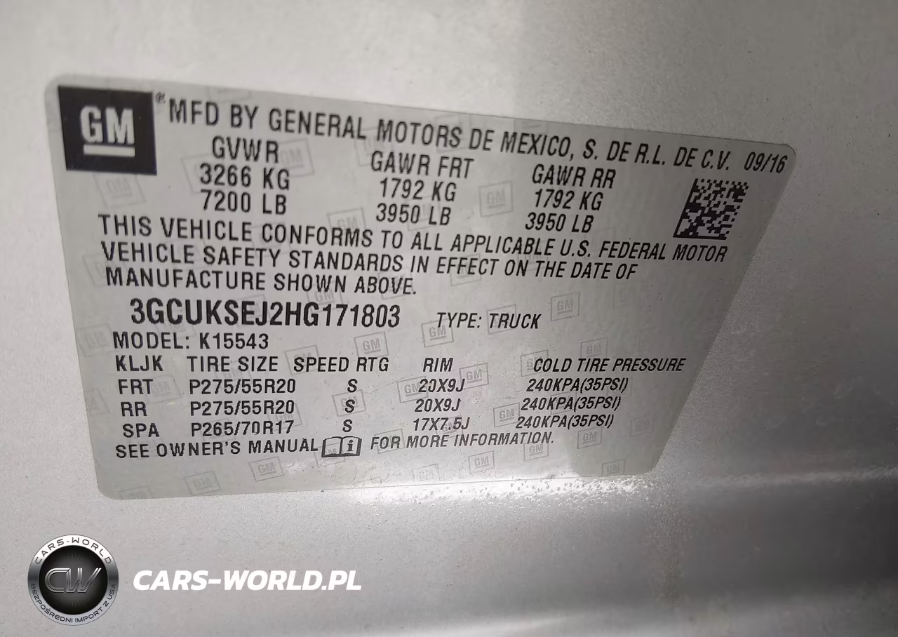 2017 Chevrolet Silverado 1500 Ltz VIN:3GCUKSEJ2HG171803 - 9