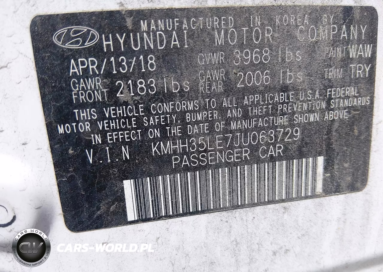 2018 Hyundai Elantra Gt VIN:KMHH35LE7JU063729 - 9