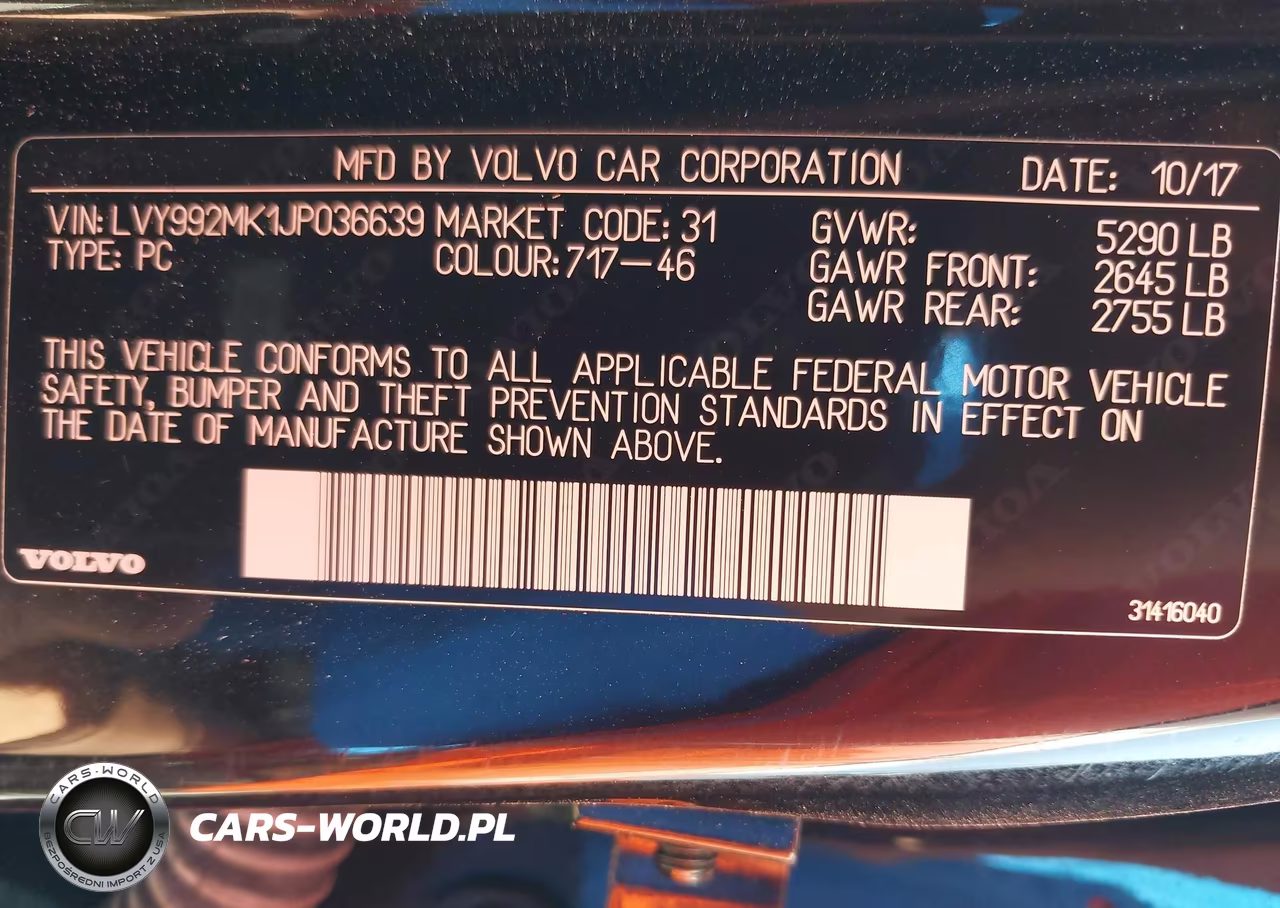 2018 Volvo S90 T6 Momentum VIN:LVY992MK1JP036639 - 9