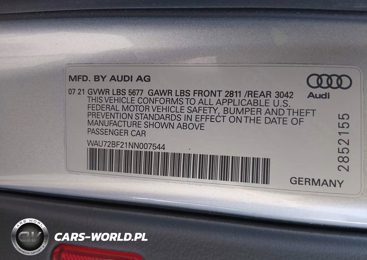 2022 Audi A6 Allroad Premium Plus 55 Tfsi Quattro S Tronic VIN:WAU72BF21NN007544 - 9