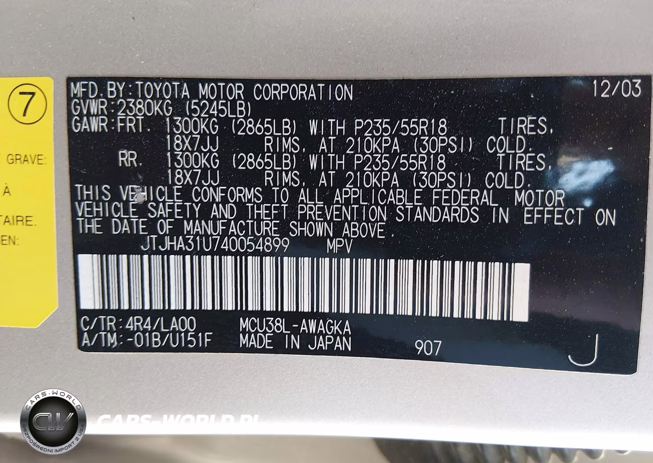 2004 Lexus Rx 330 VIN:JTJHA31U740054899 - 9