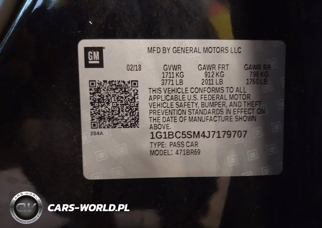 2018 Chevrolet Cruze Ls Auto VIN:1G1BC5SM4J7179707 - 9