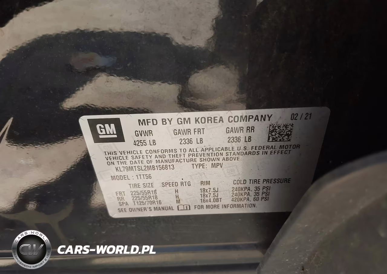 2021 Chevrolet Trailblazer Fwd Rs VIN:KL79MTSL2MB156813 - 9