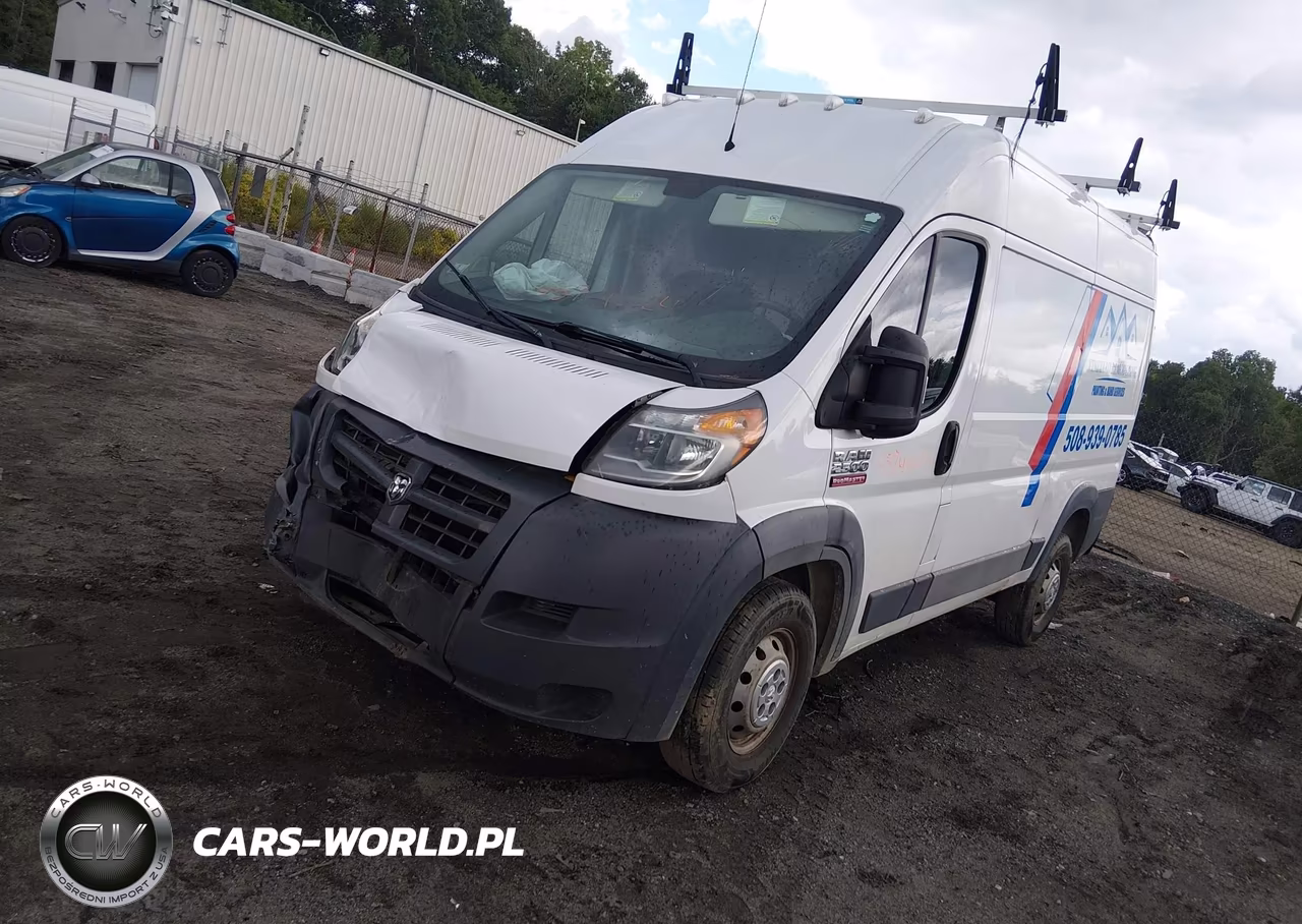 2016 Ram Promaster 2500 High Roof VIN:3C6TRVCG6GE136554 - 2