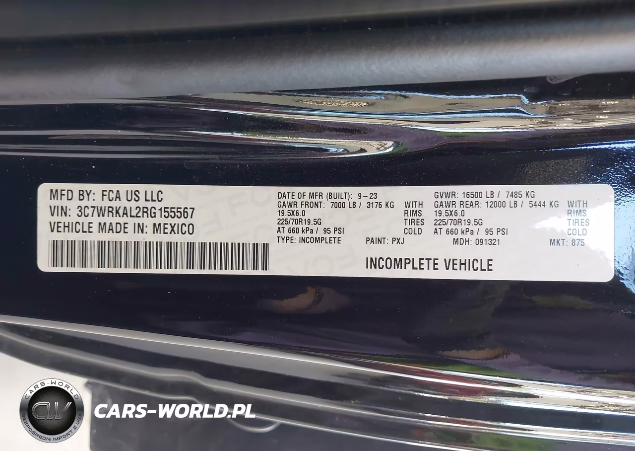 2024 Ram 4500 Chassis Tradesman-Slt VIN:3C7WRKAL2RG155567 - 9