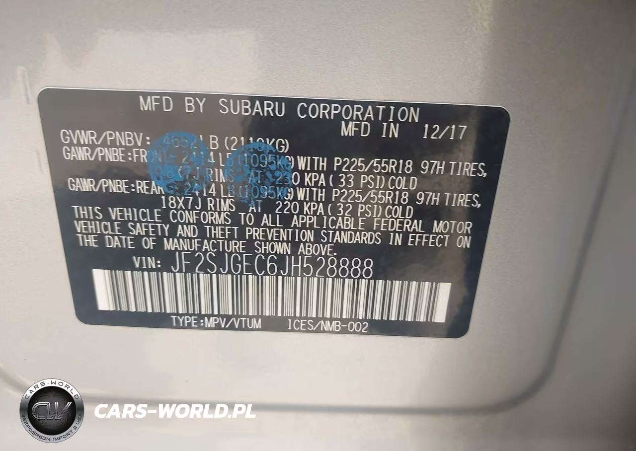 2018 Subaru Forester 2.0Xt Premium VIN:JF2SJGEC6JH528888 - 9