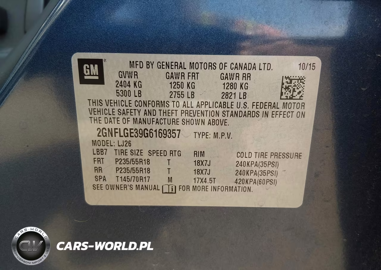 2016 Chevrolet Equinox Ltz VIN:2GNFLGE39G6169357 - 9