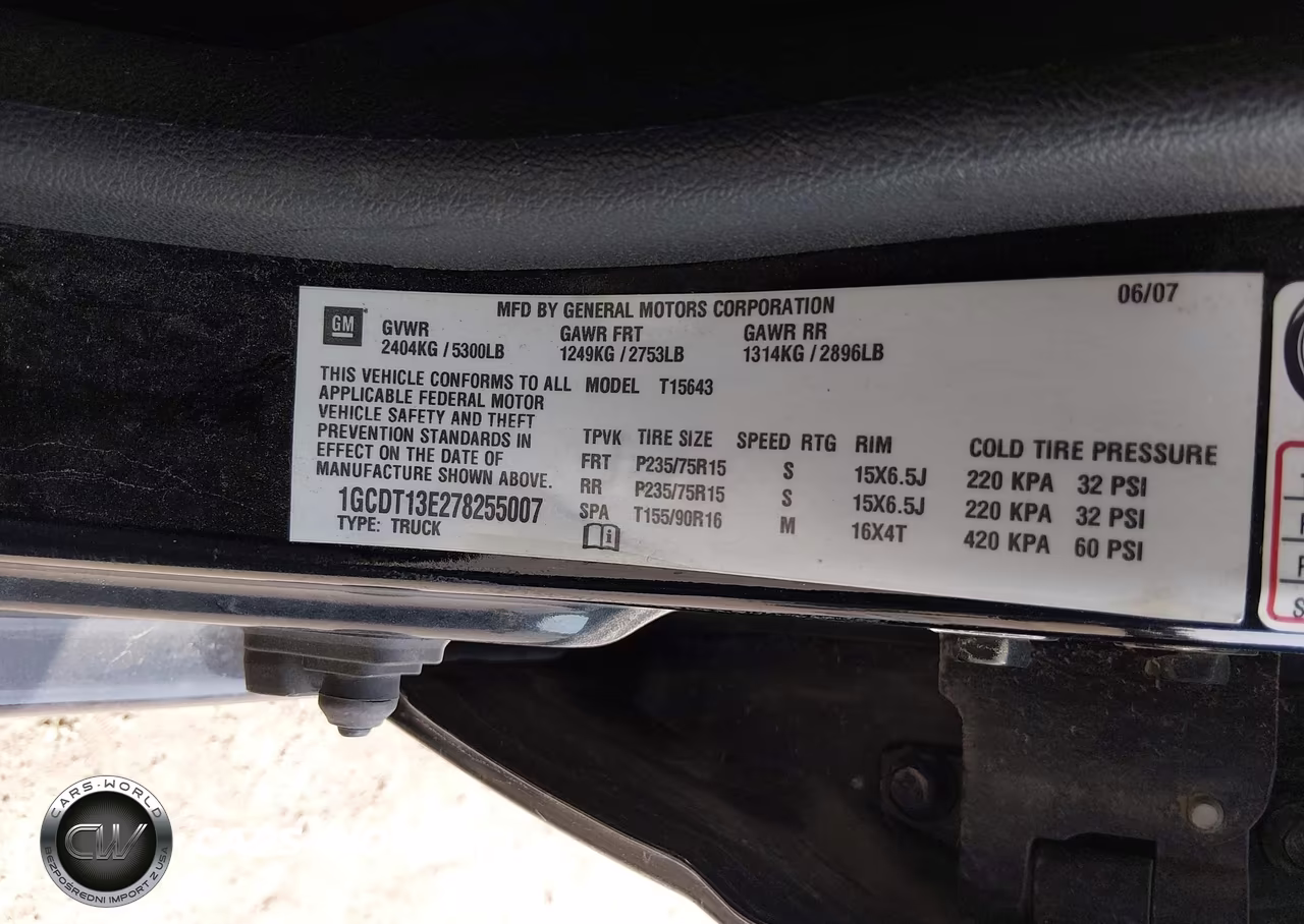 2007 Chevrolet Colorado Lt VIN:1GCDT13E278255007 - 9
