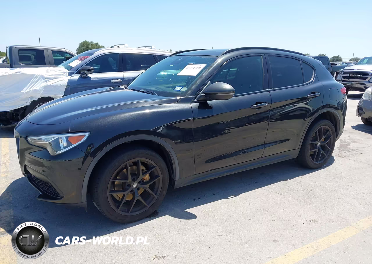 2019 Alfa Romeo Stelvio Ti Sport Awd VIN:ZASPAKBN4K7C45448 - 2