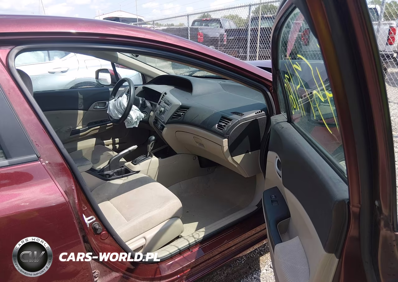 2012 Honda Civic Lx VIN:19XFB2F54CE302048 - 5