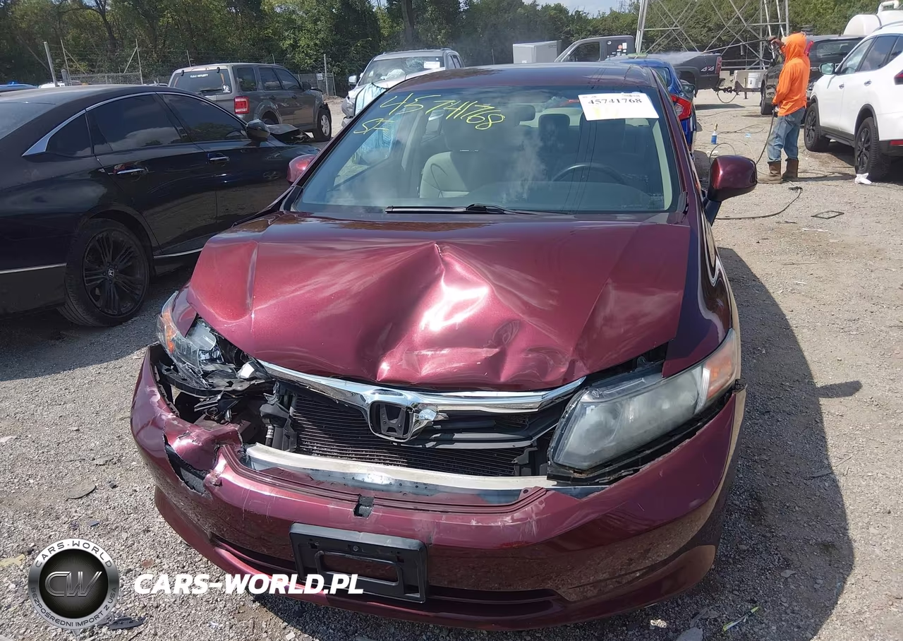 2012 Honda Civic Lx VIN:19XFB2F54CE302048 - 6