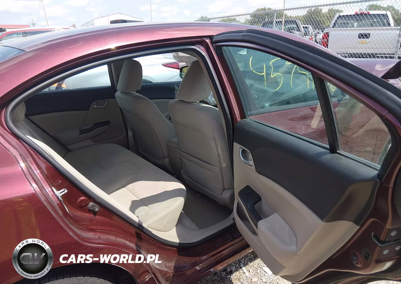 2012 Honda Civic Lx VIN:19XFB2F54CE302048 - 8
