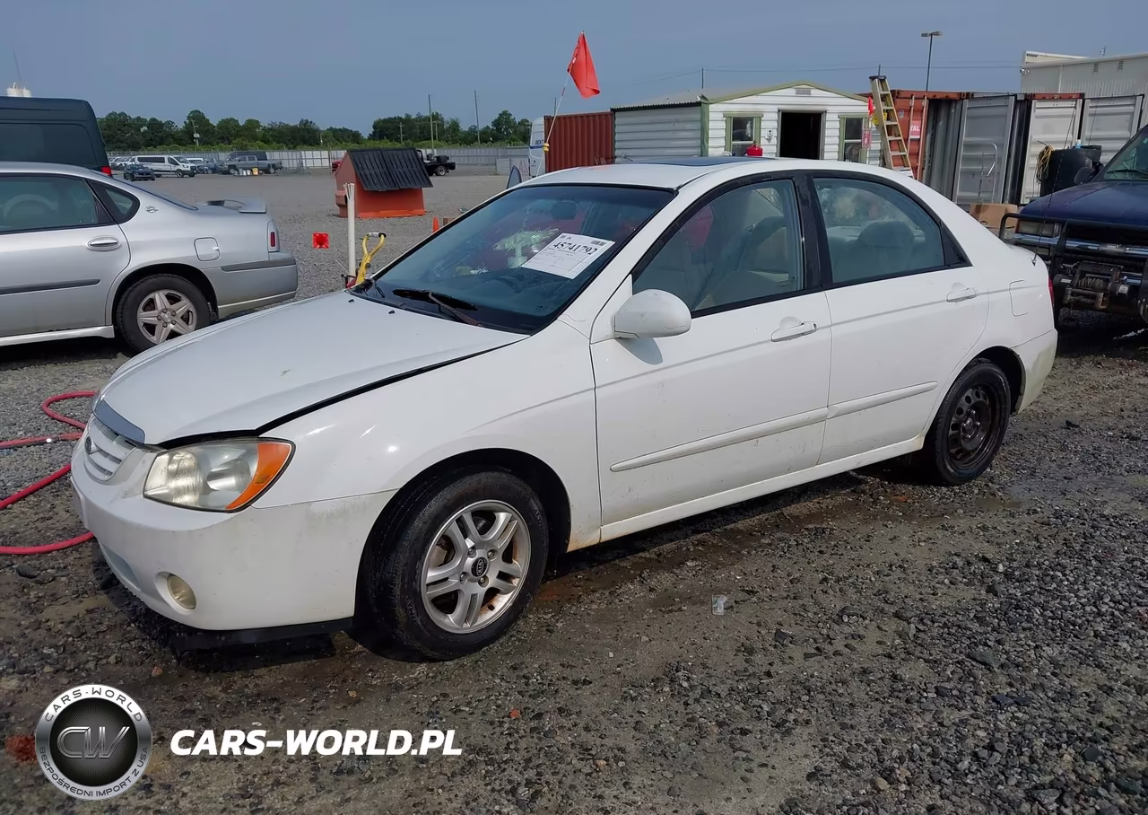 2004 Kia Spectra Ex-Lx VIN:KNAFE121245036768 - 2