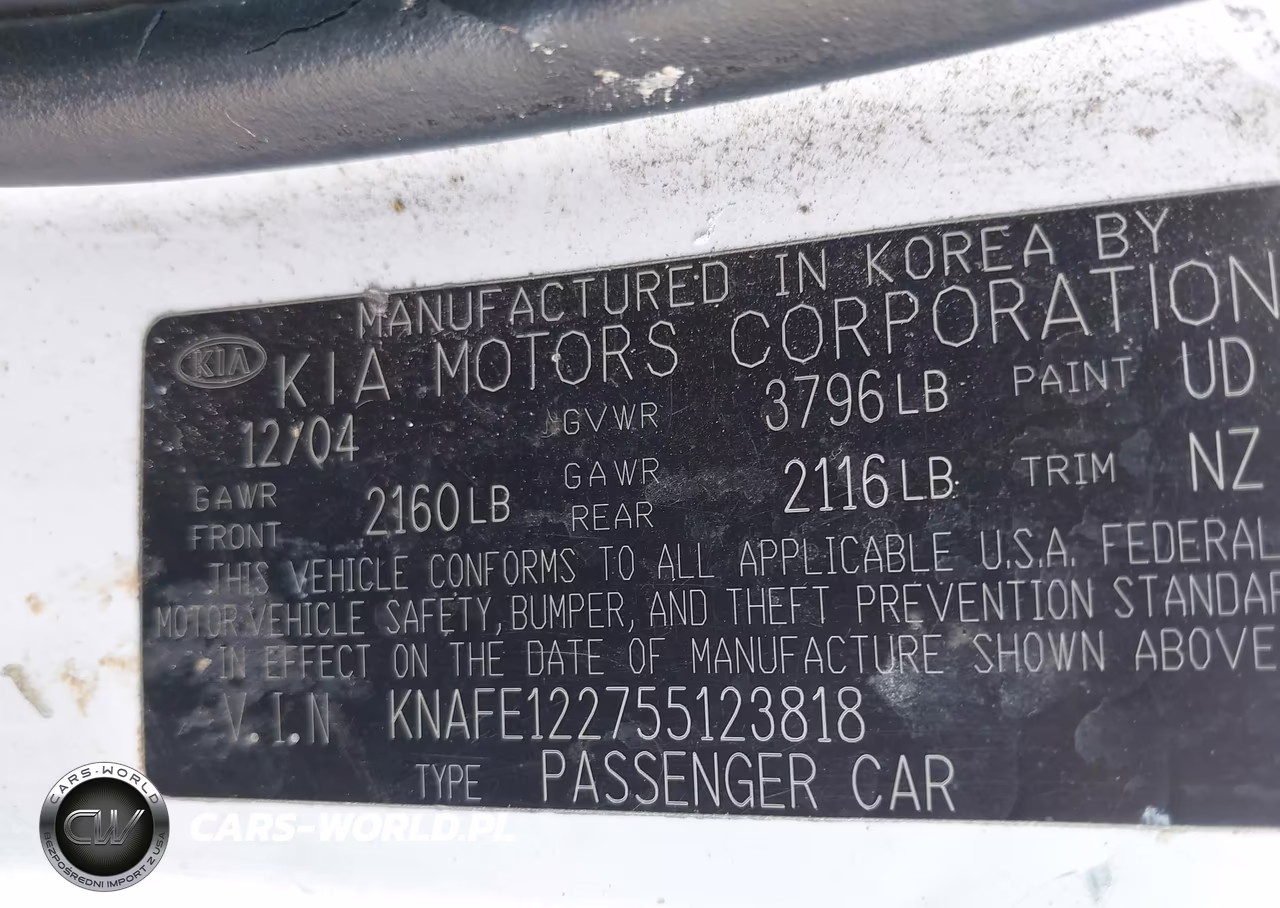 2005 Kia Spectra Ex-Lx-Sx VIN:KNAFE122755123818 - 9
