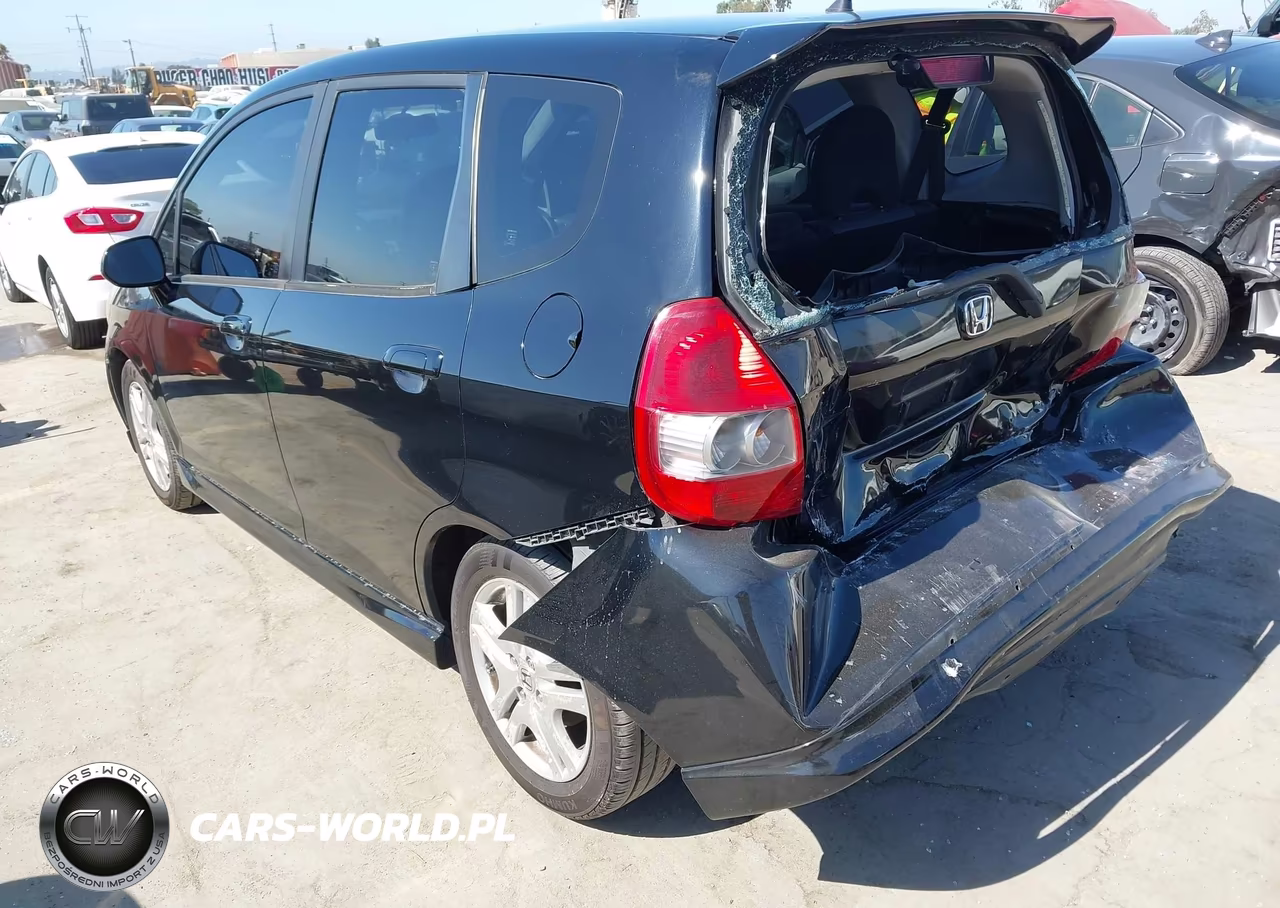 2007 Honda Fit Sport VIN:JHMGD38627S005792 - 3