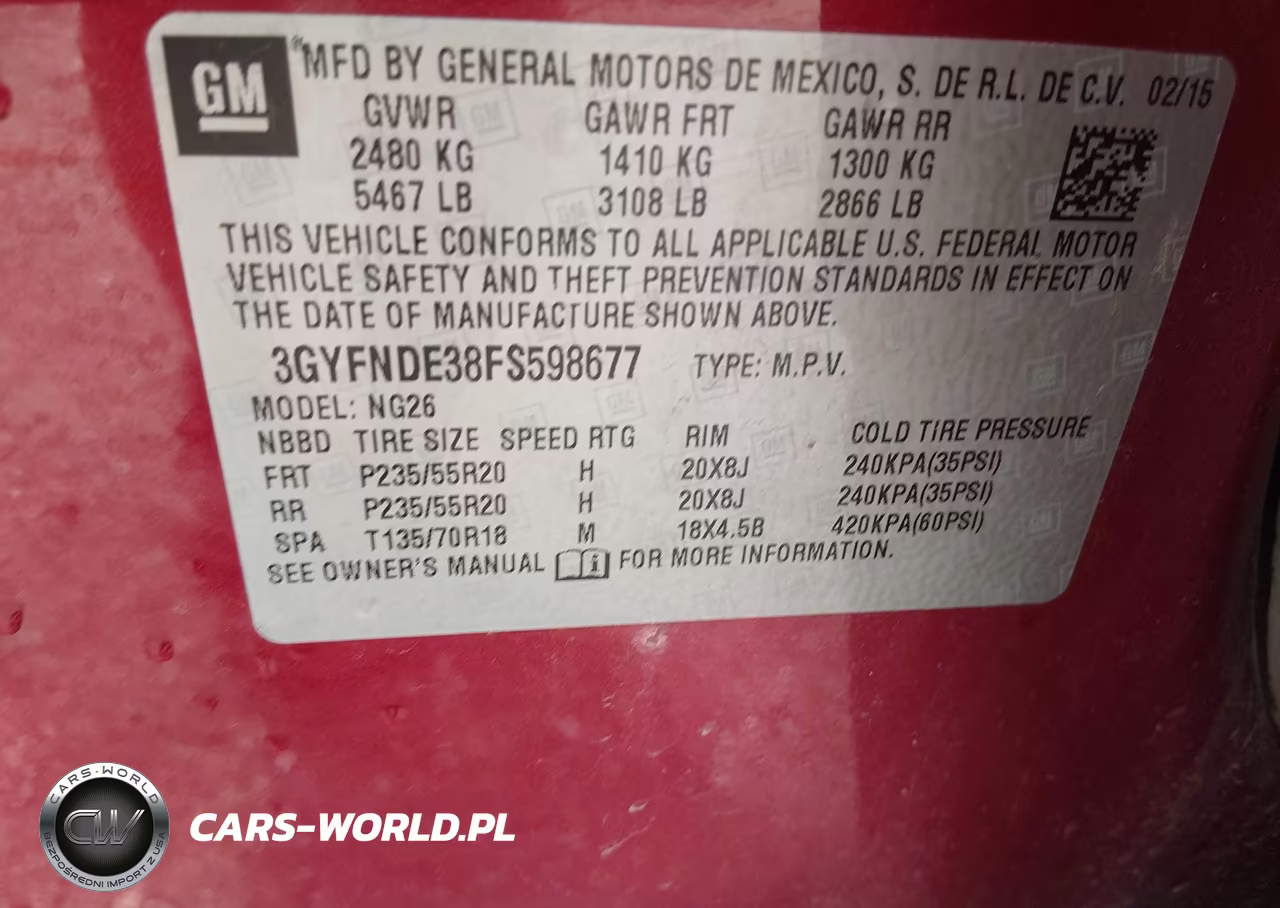 2015 Cadillac Srx Premium Collection VIN:3GYFNDE38FS598677 - 9