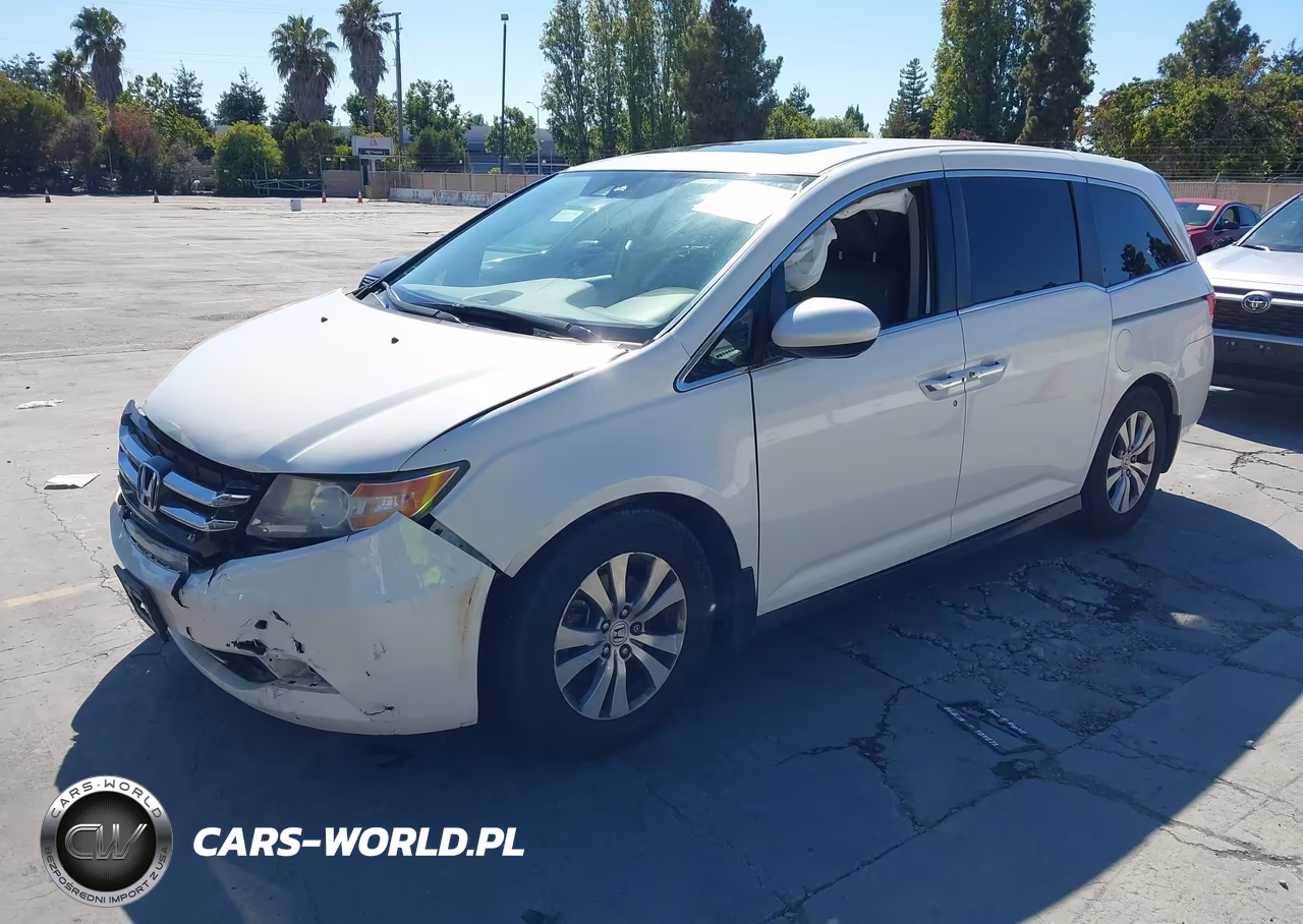 2016 Honda Odyssey Ex-L VIN:5FNRL5H65GB168328 - 2