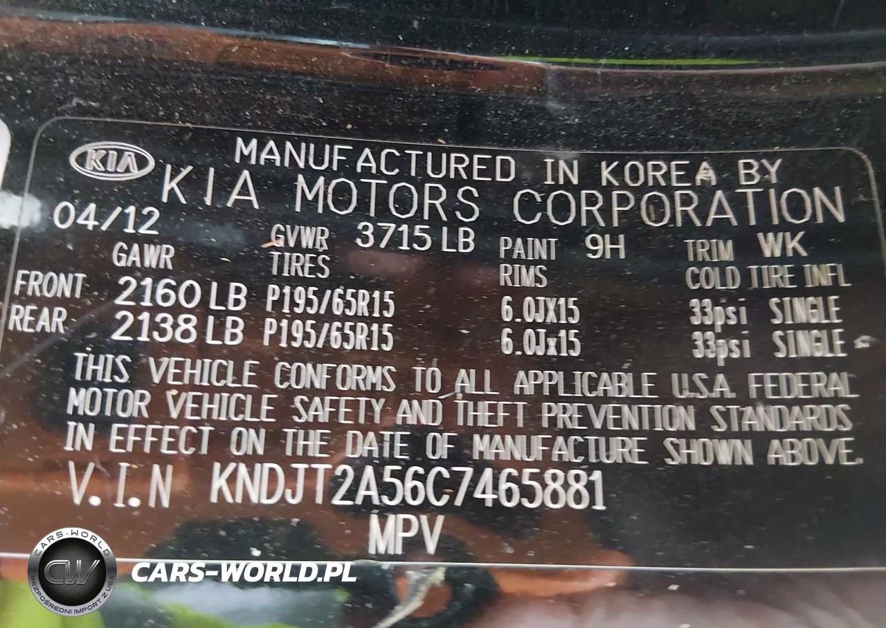 2012 Kia Soul VIN:KNDJT2A56C7465881 - 9